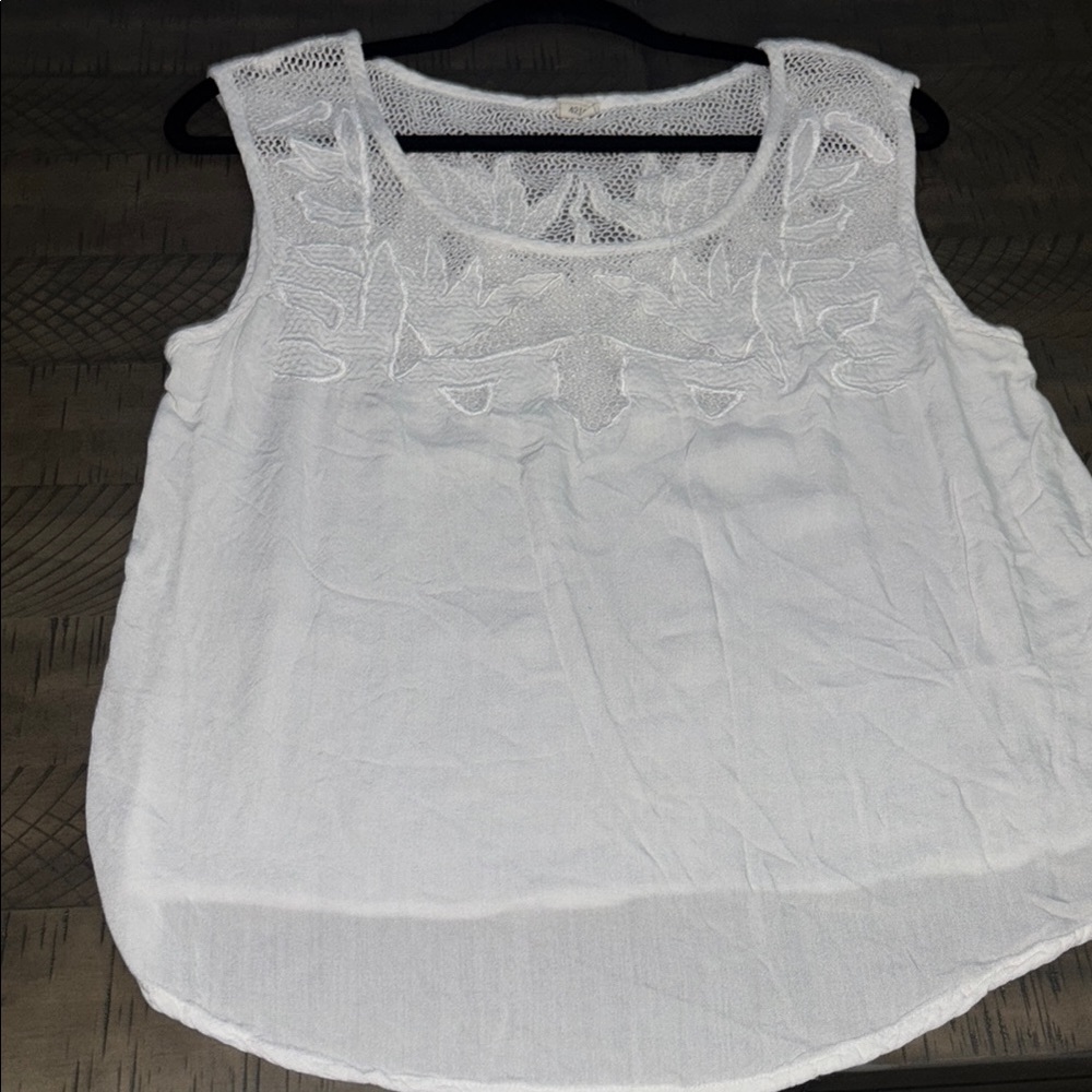 Sofia by Sofia Vergara White Tank Top